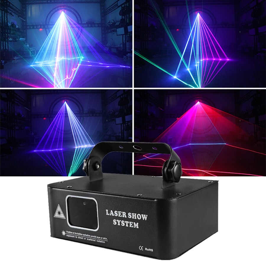 Industrial Laser Projector - RGB ليزر 500MW شعاع خط الماسح