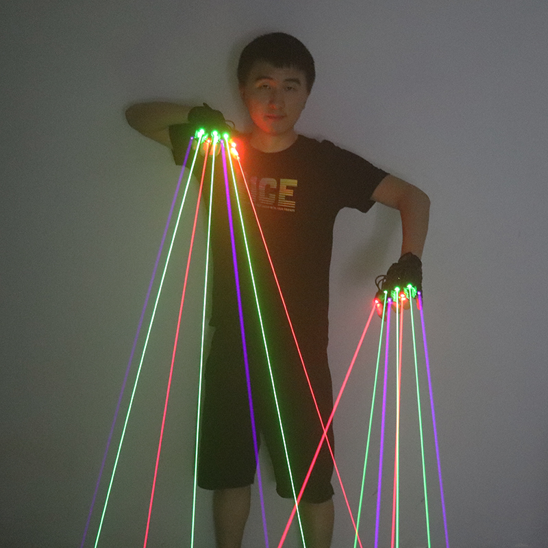 Industrial Laser Projector - الأخضر الأحمر الأزرق قفازات الليزر مع