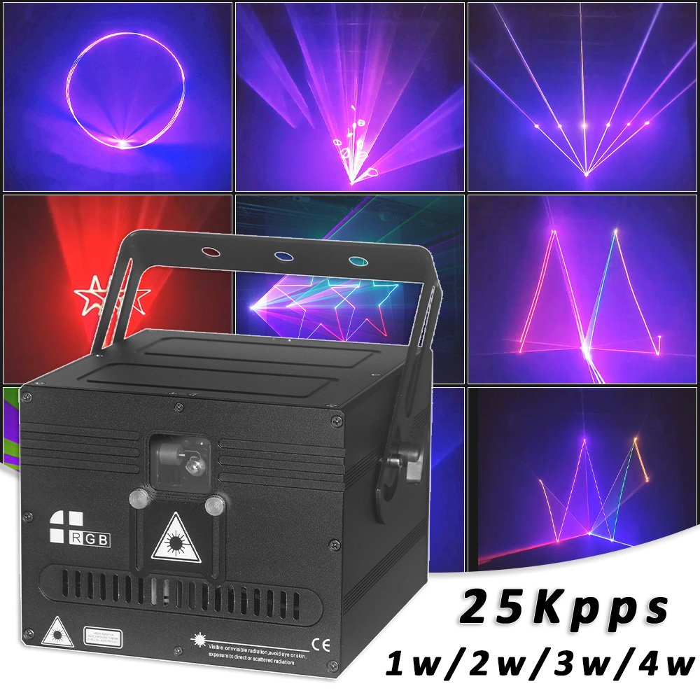 Industrial Laser Projector - YUER RGB ليزر 1 واط 2