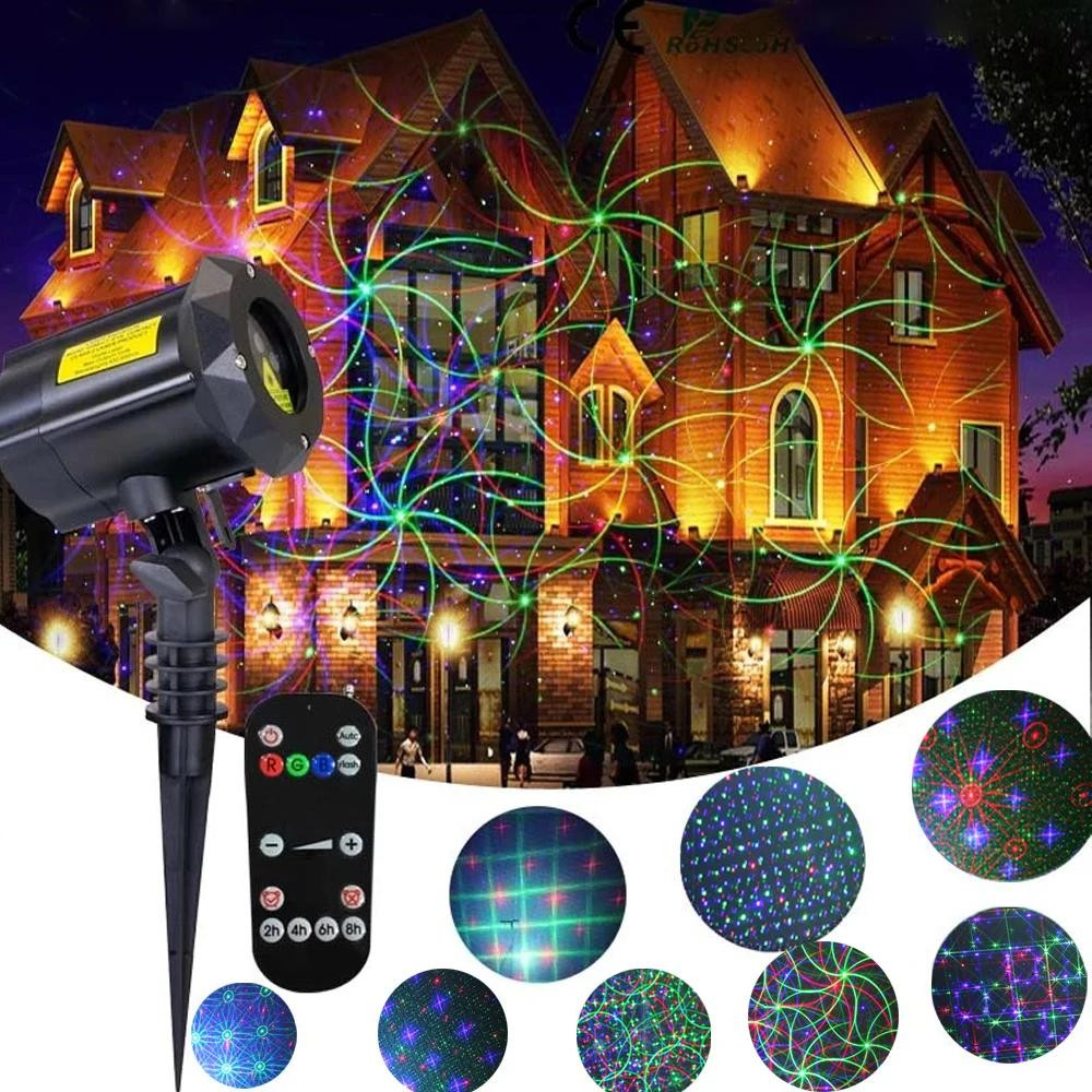 عيد الميلاد ضوء الليزر في الهو - مراجعة Industrial Laser Projector وسعره