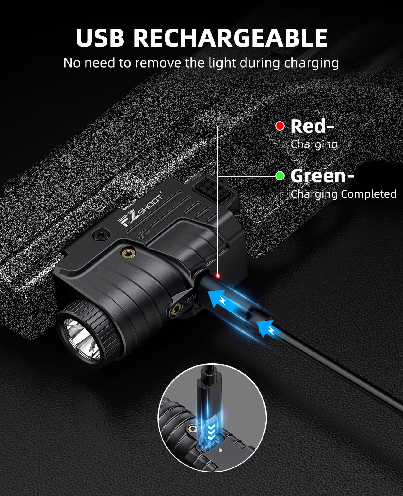 EZshoot 800 لومن مسدس ضوء أحمر - مراجعة Industrial Laser Pointer وسعره