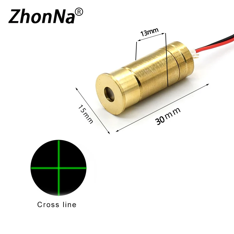وحدة ليزر خضراء متقاطعة ZhonNa - مراجعة Industrial Laser Pointer وسعره