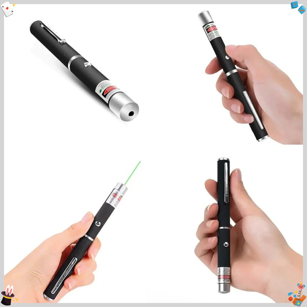 مؤشر ليزر أحمر وأخضر وأرجواني  - مراجعة Industrial Laser Pointer وسعره