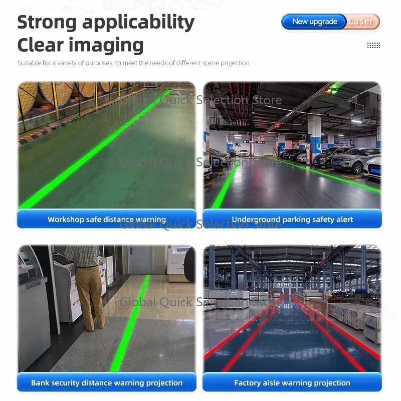جهاز عرض خطوط السلامة بالليزر  - مراجعة Industrial Laser Projector وسعره