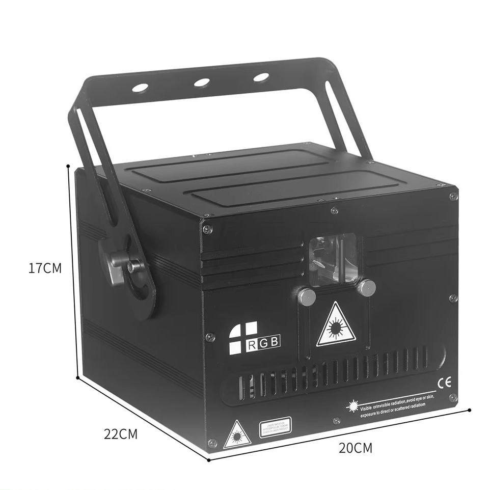 YUER RGB ليزر 1 واط 2 واط 3 وا - مراجعة Industrial Laser Projector وسعره