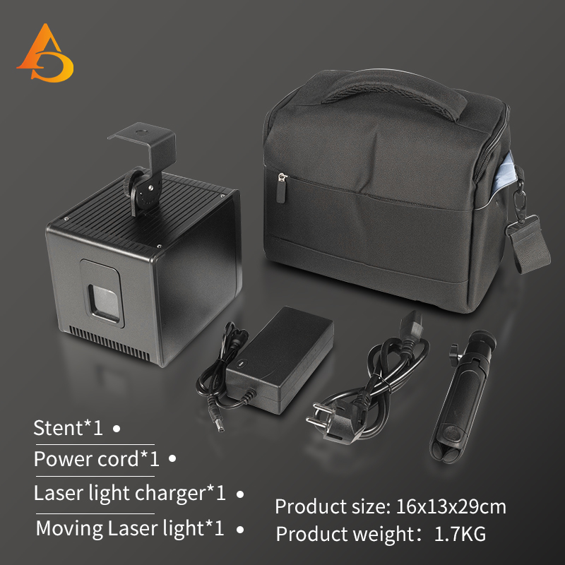 3 واط/5 واط بطارية ليزر ضوء ال - مراجعة Industrial Laser Projector وسعره