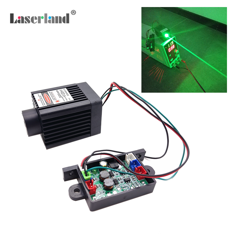 وحدة ليزر ديود أخضر TTL للمسرح - مراجعة Industrial Laser Pointer وسعره