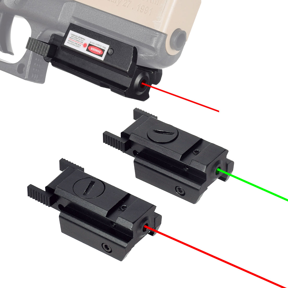 التكتيكية الأحمر الأخضر نقطة ن - مراجعة Industrial Laser Pointer وسعره